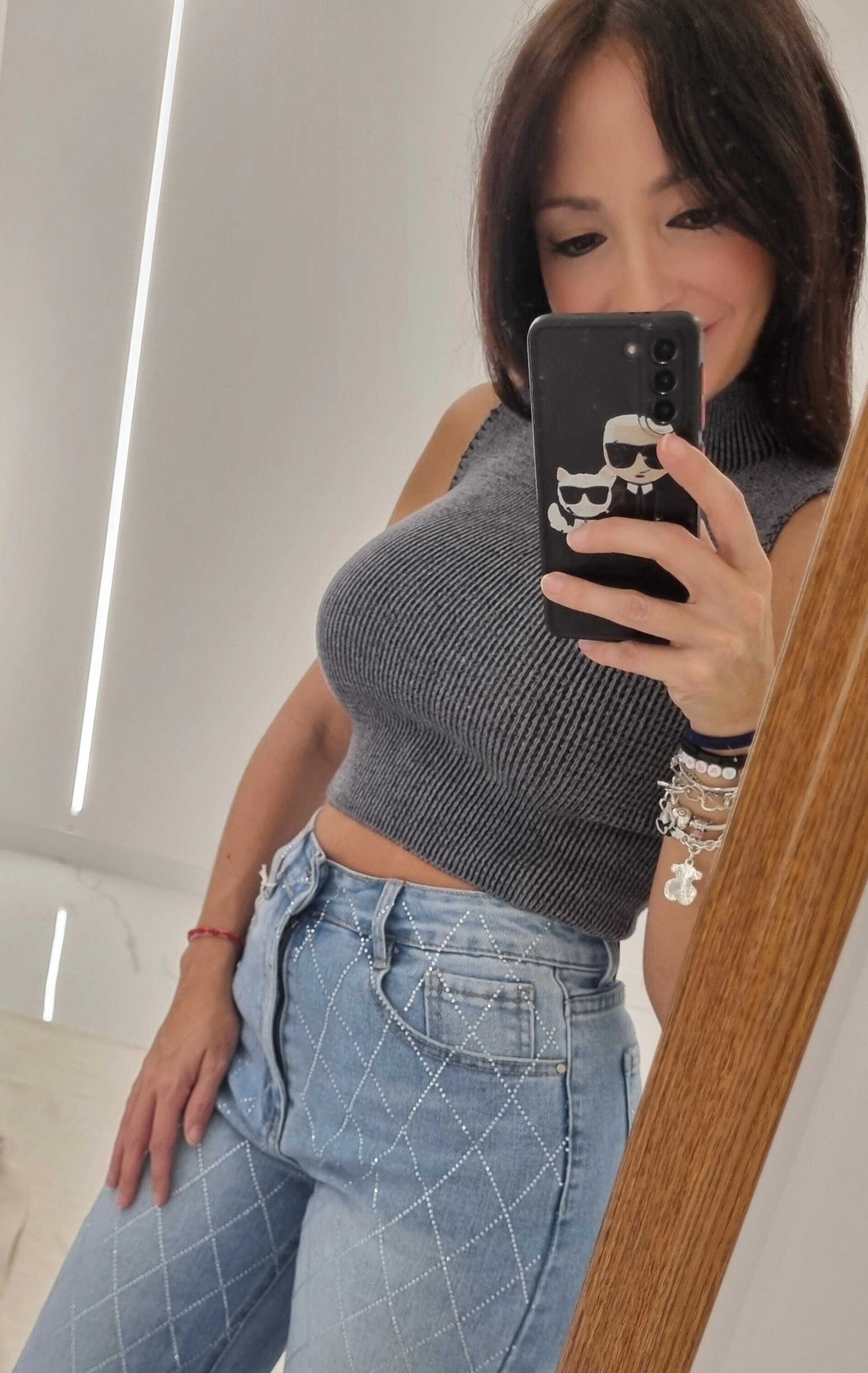 TOPS OLIVIA GRIS - 3