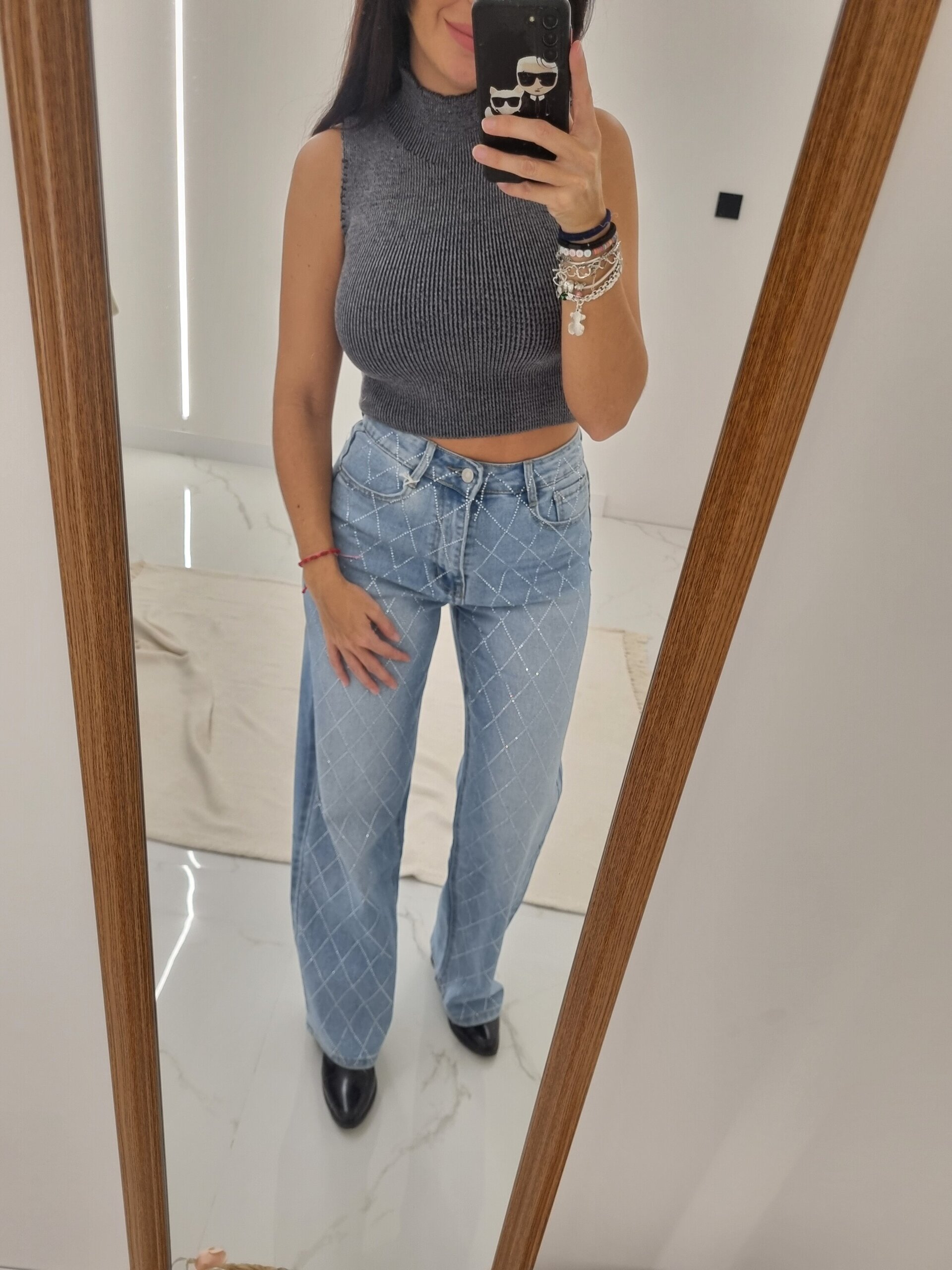TOPS OLIVIA GRIS - 2